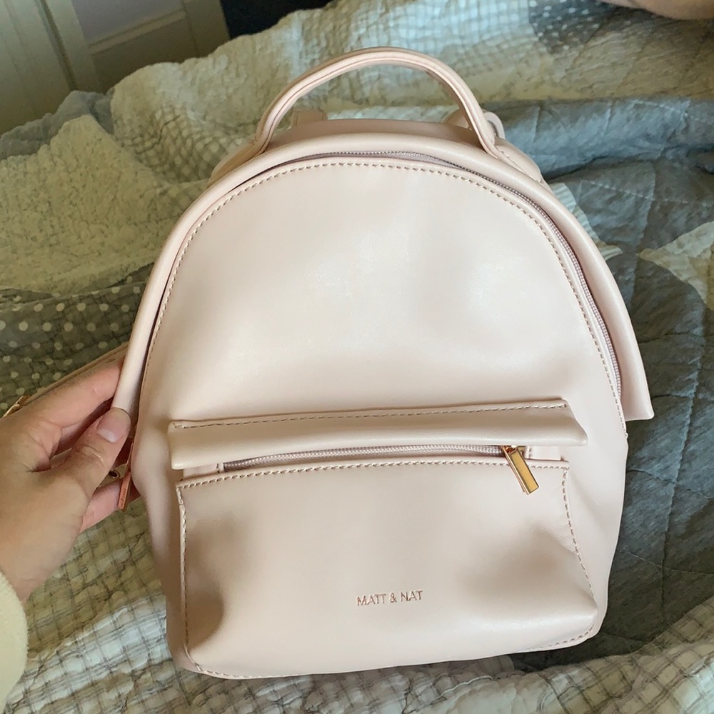 Matt and Nat Pink Mini Backpack